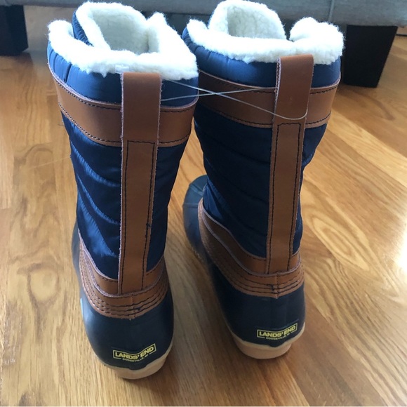 Lands’ End Duck Snow Waterproof Boots Size 7 - Picture 2 of 10